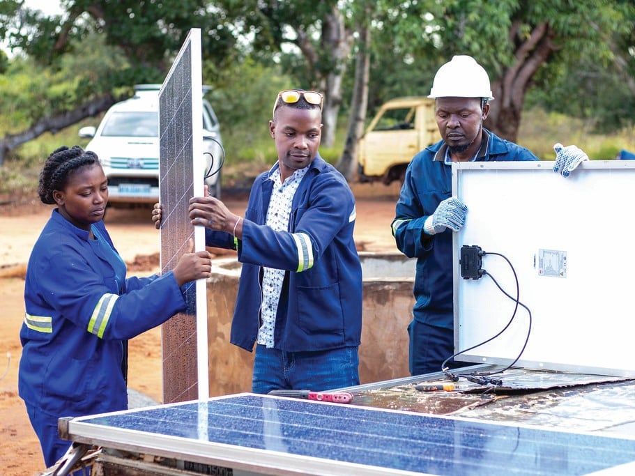 Solar Installation Team